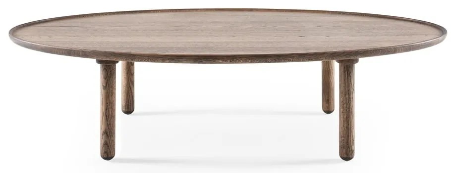 Barna tölgyfa dohányzóasztal 65x120 cm Mu – Gazzda