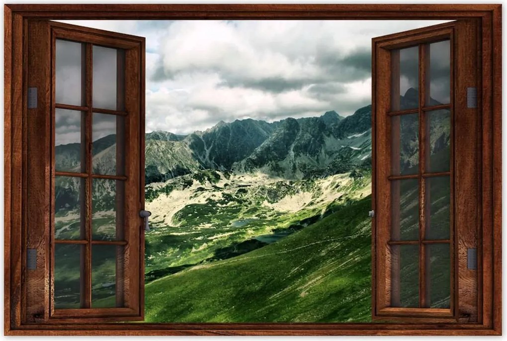 Poszterek 120x80 Tátra Lengyel hegyek Kilátás