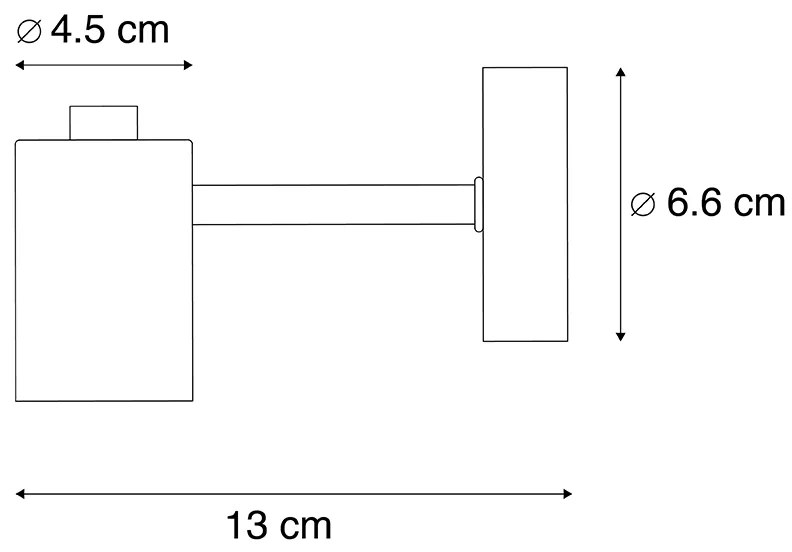 Okos Art Deco fali lámpa arany, G95 WiFi izzóval - Facil