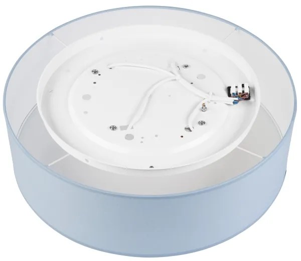 Mennyezeti lámpa SIRJA PASTEL DOUBLE 4xE27/15W/230V átm. 45 cm kék