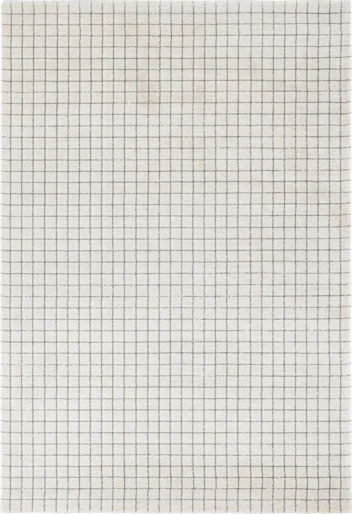 Bézs-krémszínű plüss szőnyeg nappaliba 120x170 cm