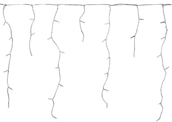 Nedis CLLC360C - LED Kültéri karácsonyi függöny 360xLED/7 funkciós 14m IP44 hideg fehér