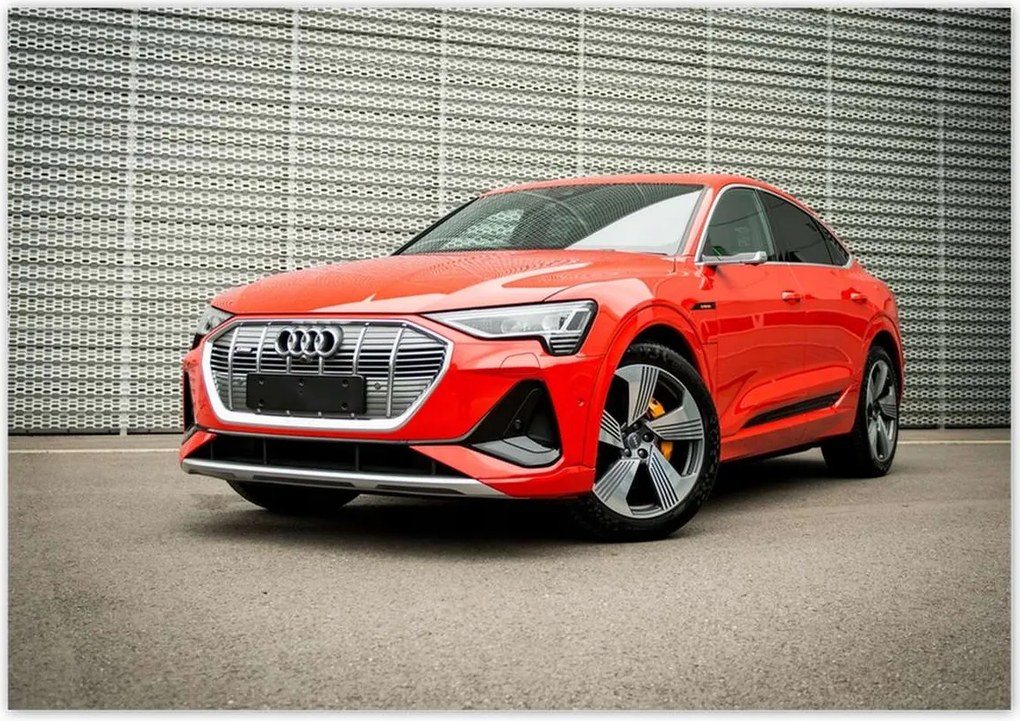 Poszterek 100x70 Piros Audi e-tron