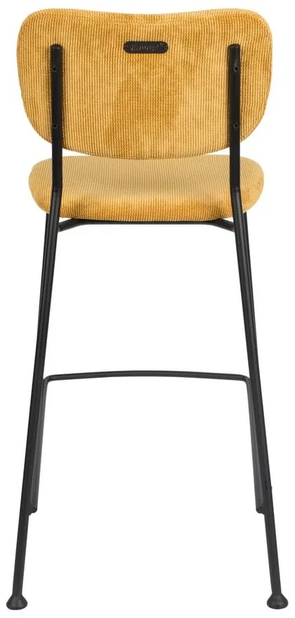 Okkersárga bárszék szett 2 db-os 92 cm Benson – Zuiver