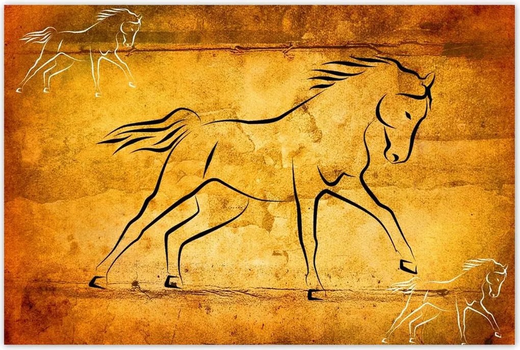 Poszterek 120x80 Galoppozó ló