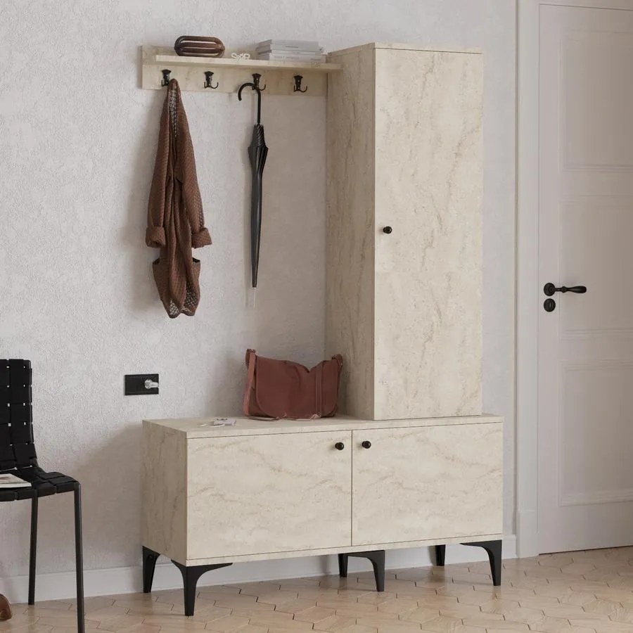 Előszobafal Lex - Travertine