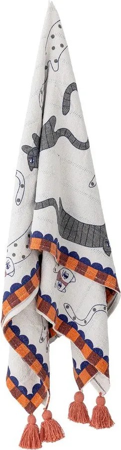 Pamutkeverék takaró 130x155 cm Missy – Bloomingville