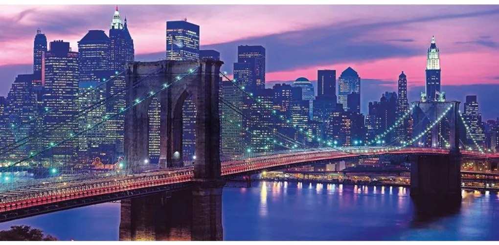 New York Brooklyn Bridge 13200 db-os puzzle Clementoni