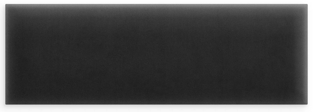 Bársony kárpitozott panel - Téglalap - 90x30cm Szín: Fekete
