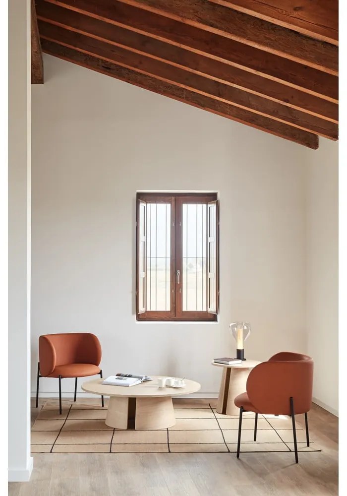 Narancssárga műbőr fotel Mogi - Teulat