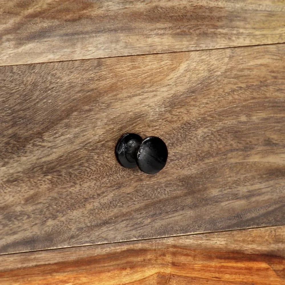 tömör akácfából fali tálalóasztal 100 x 25 x 20 cm