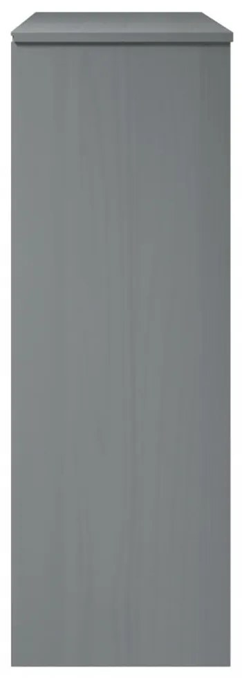 MOLDE szürke tömör fenyőfa felső szekrény 90 x 35 x 100 cm