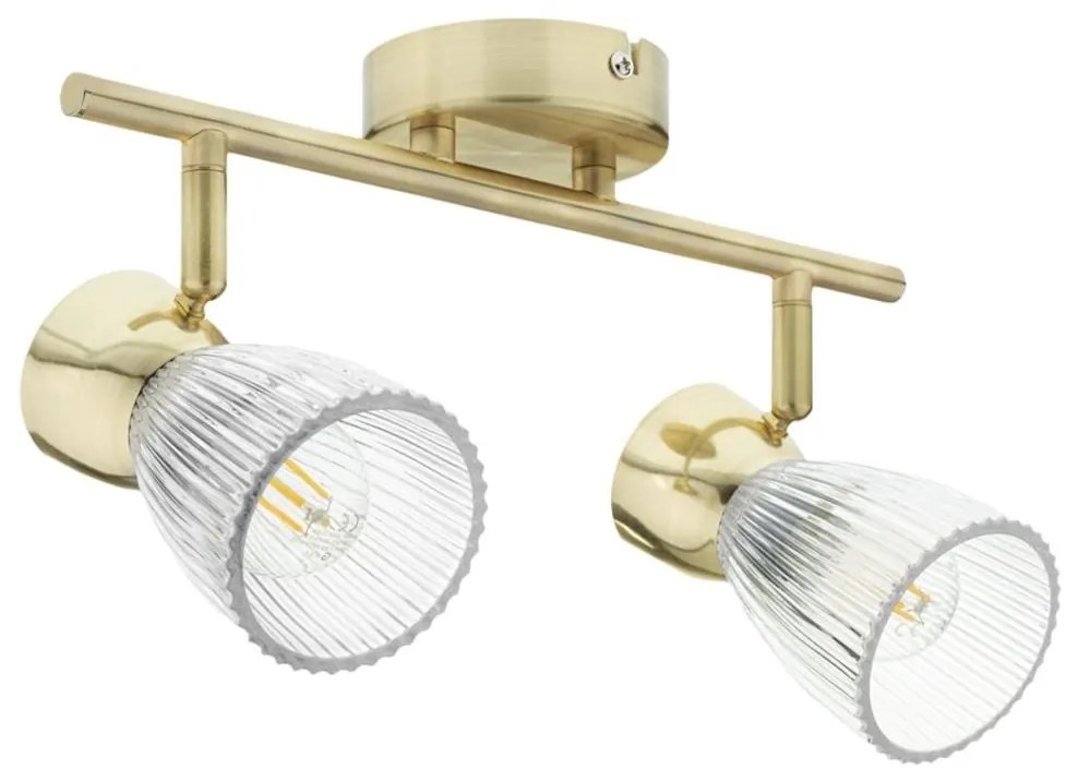 Spotlámpa BEST 2xE14/40W/230V arany