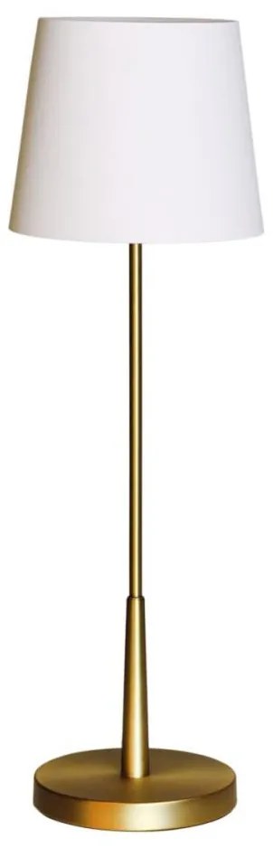 ByRydens 4002740-6501 - Asztali lámpa LUMI 1xE27/8W/230V fehér/arany 68,5 cm