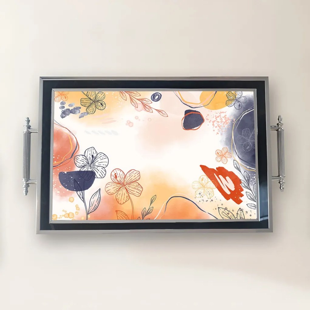 Üveg tálca, 38×24 cm – TPG9795