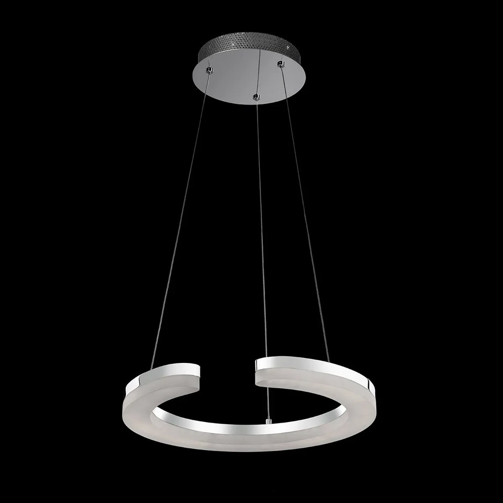 Italux Modern LED függeszték Blunder Króm ITXMD1202214-1B