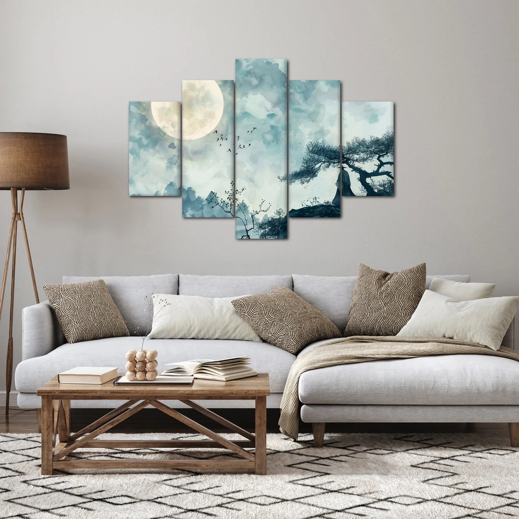 Kép - Telihold festmény (150x105 cm)