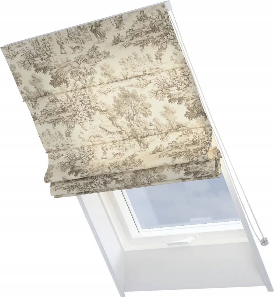 Kész redőny Rimini tetőtéri ablakra 50x60cm bézs