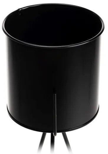 TRIPOD virágtartó állvány 110x25 cm fekete