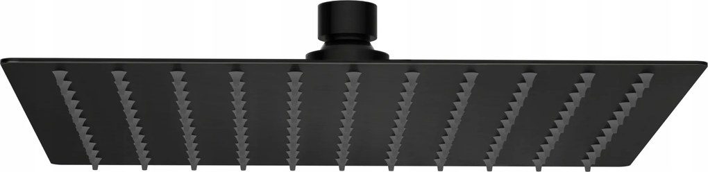 Balneo Szögletes Zuhany Esőztető Cascade Fekete Rozsdamentes Acél