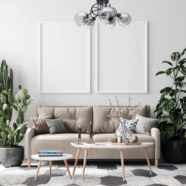 Felületre szerelhető csillár LATIL 5xE27/60W/230V fekete