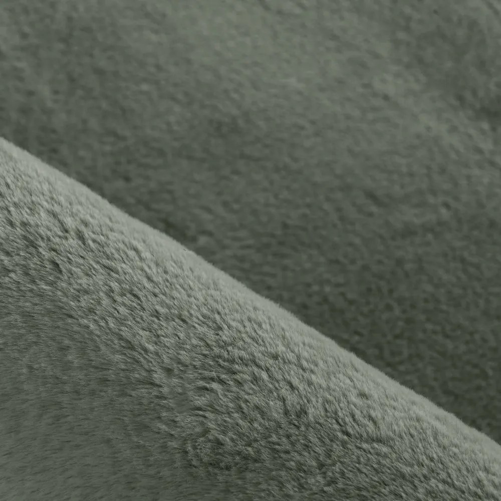 Zöld mosható kerek szőnyeg ø 120 cm Pouffy – Ayyildiz Carpets