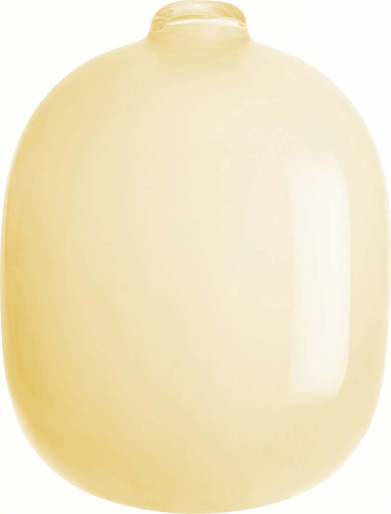 Üveg Váza Sárga 12,5 CM Egyedi Virágokhoz És Dekorációhoz