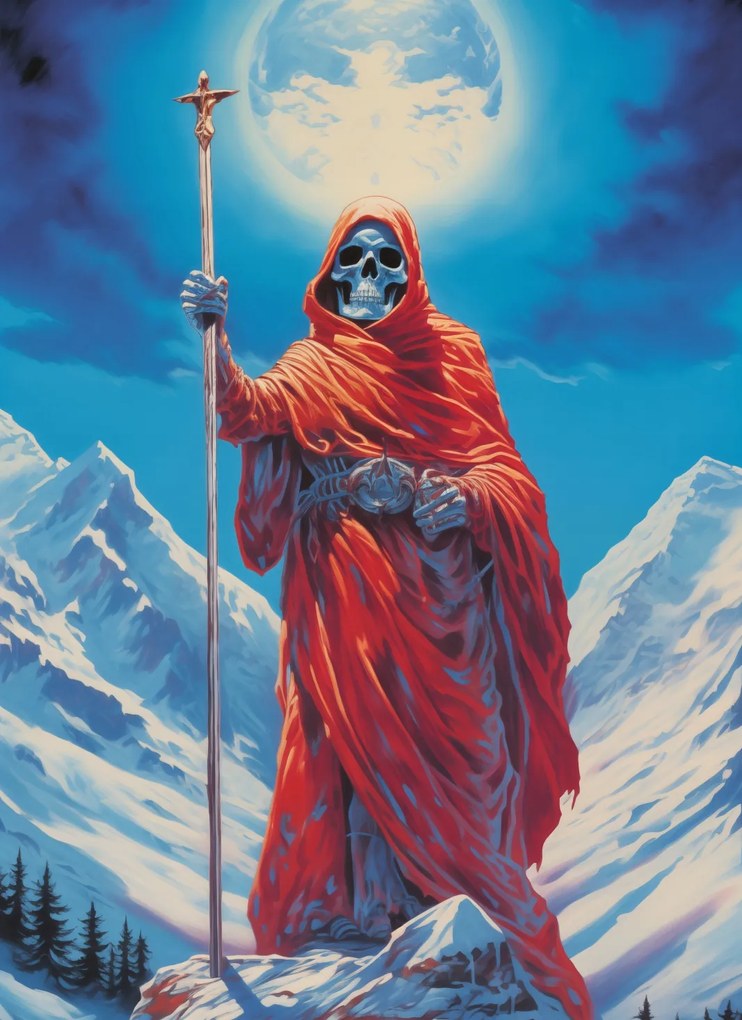 Poszter 40x55cm A hegyi hold őrzője