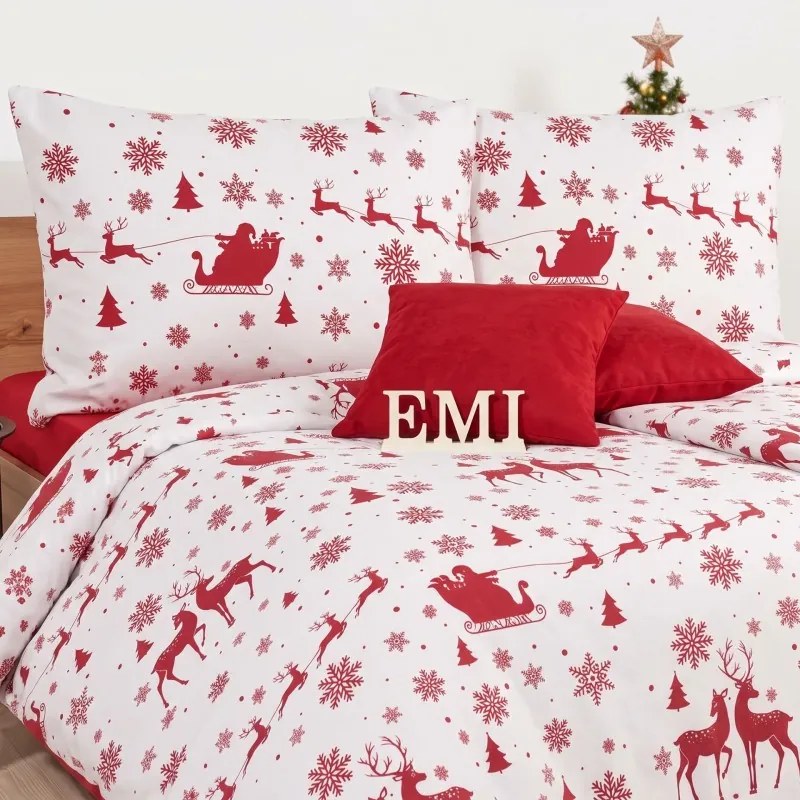 Flanel lepedők Mikulás EMI