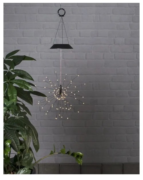 Firework kültéri napelemes LED lámpa fehér diódákkal, magasság 50 cm - Star Trading