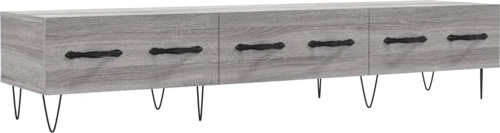 vidaXL szürke sonoma színű szerelt fa TV-szekrény 150x36x50 cm