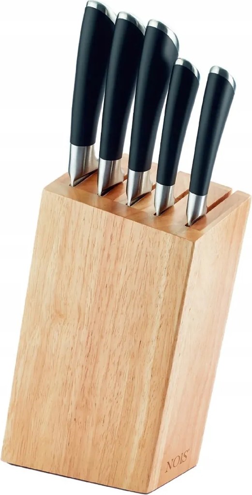 Késkészlet Nois blokkban 6db-os Mérleg fekete