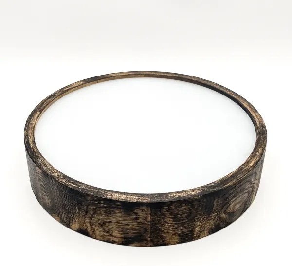 OAK SMOKY mennyezeti lámpa 2xE27/15W/230V, 37,5 cm, tölgy/sötétbarna