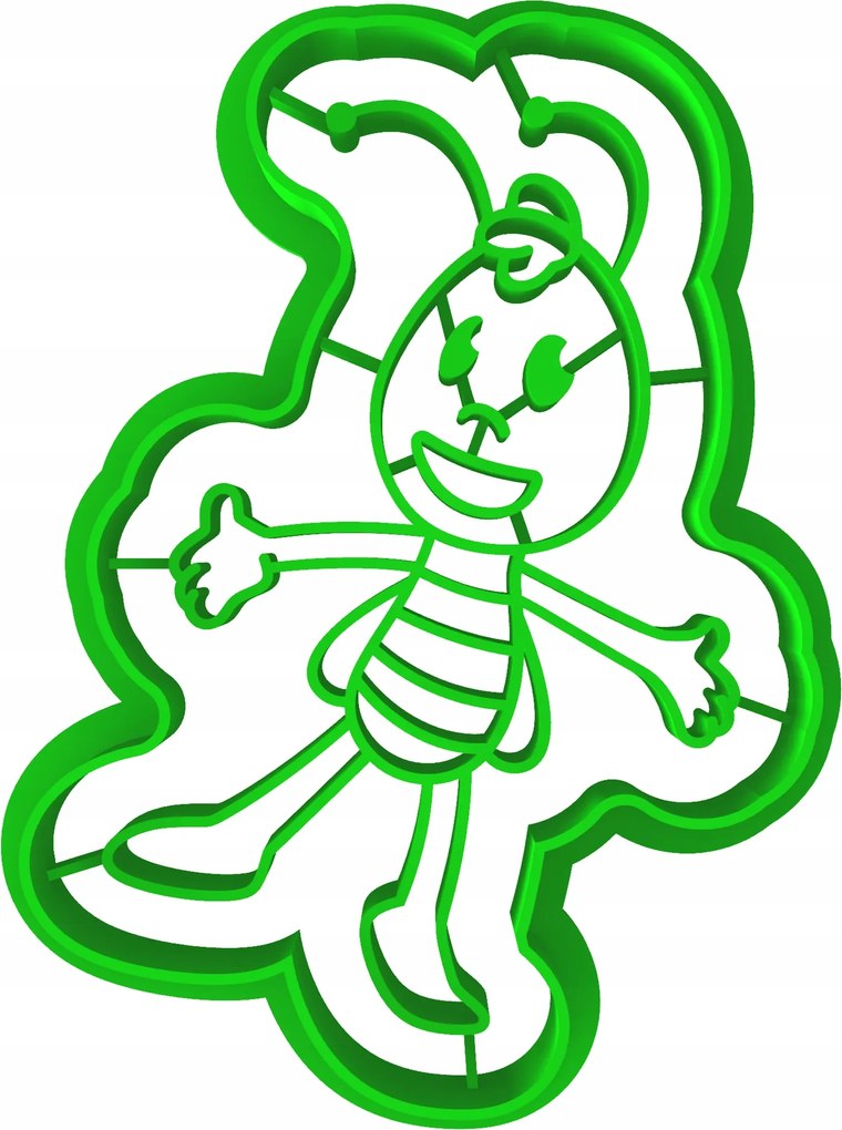 Forma Lyukasztó Sütemény- és Mézeskalácsvágó Maja Gucio Méhecske