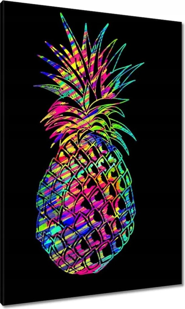 Vászonkép 70x100 HardCore Ananász Gyümölcs