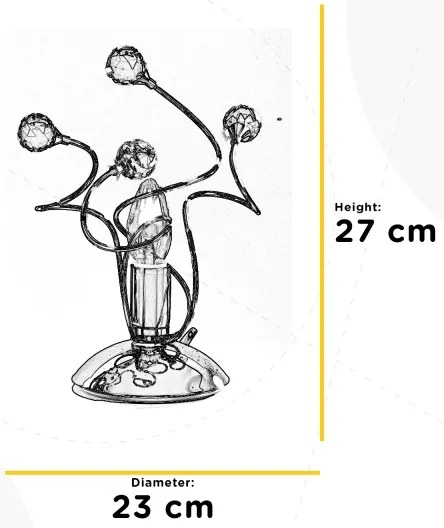 ONLI - Asztali lámpa TRILLY 1xE14/6W/230V