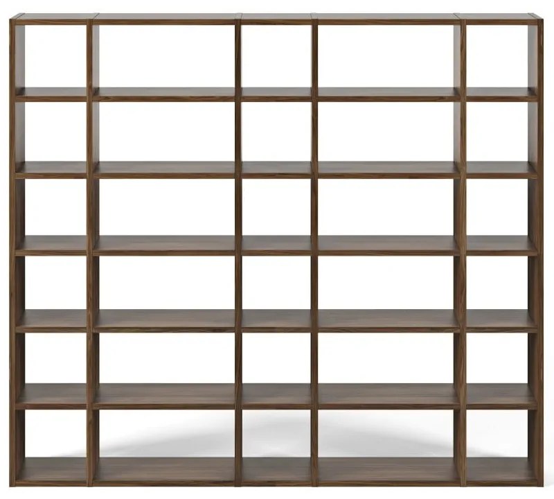 Pombal sötétbarna könyvespolc, magasság 224 cm - TemaHome