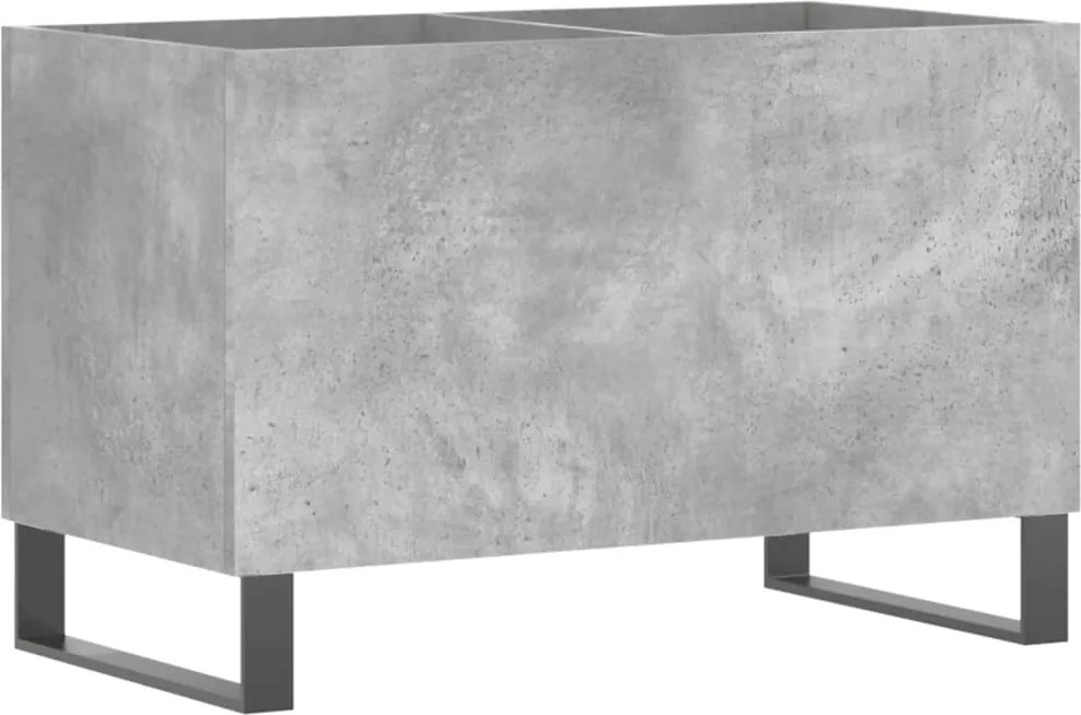 vidaXL betonszürke szerelt fa hanglemezszekrény 74,5x38x48 cm
