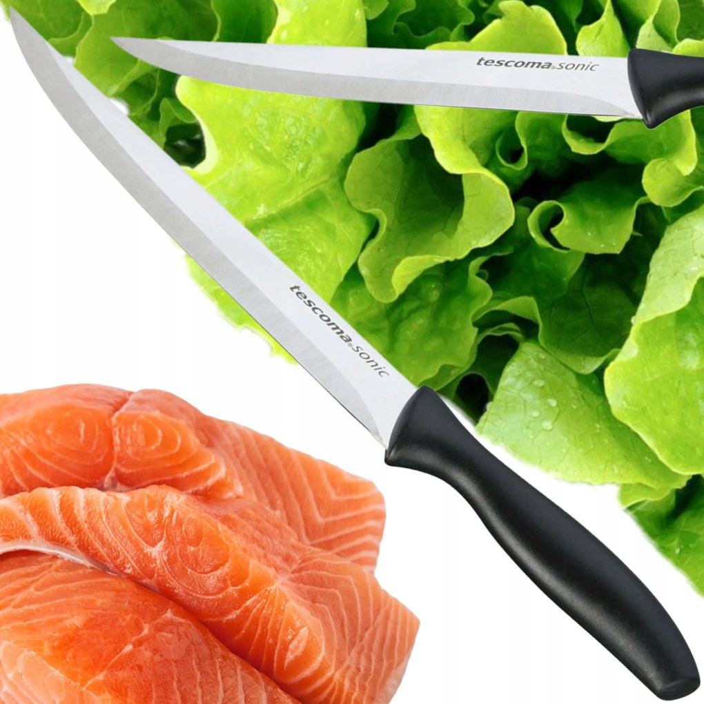 Halhús Szeletelő Kés Univerzális Konyhai Kés Tescoma Sonic 18CM