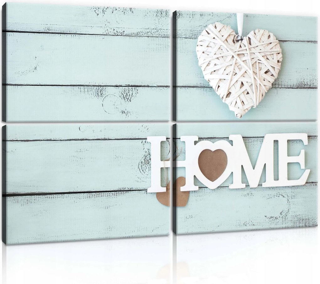 Vászonkép 120x80 Otthon meghittség szerelem család meleg fa fali dekoráció