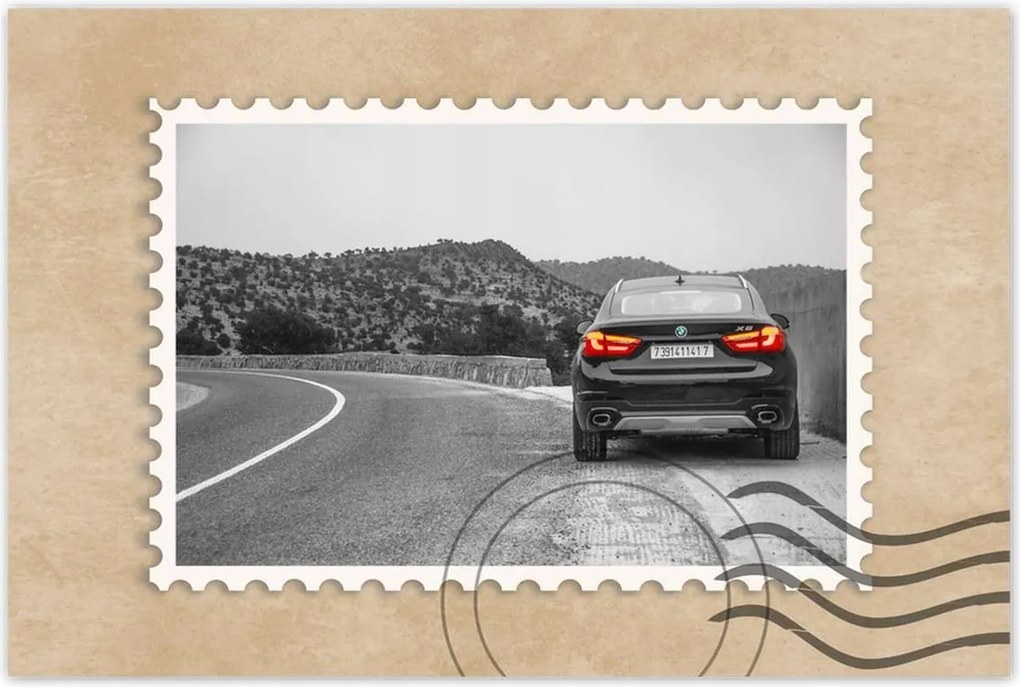 Poszterek 120x80 Bmw fekete X6