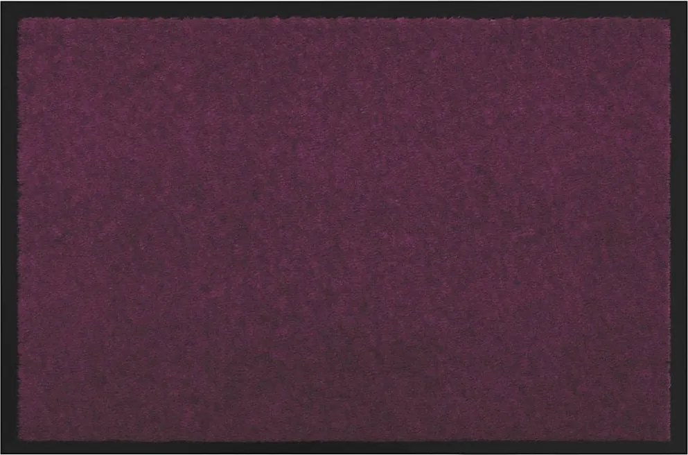 vidaXL Ajtószőnyeg Bordó 60 x 40 x 1.2 cm Mackófleece