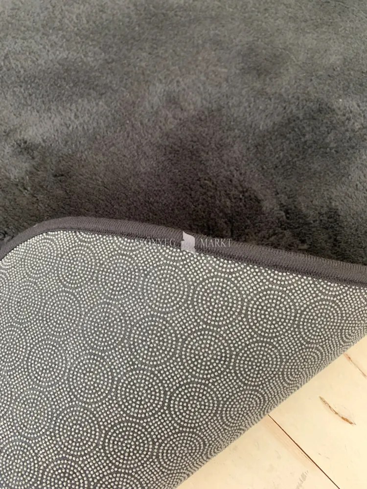 Royal Shaggy fürdőszobai szőnyeg szett Black (Fekete) 50x80 és 50x40