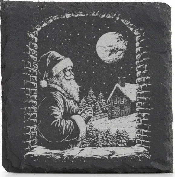 Kő alátét x4 Bögre Mikulás Karácsony Tökéletes Ajándék