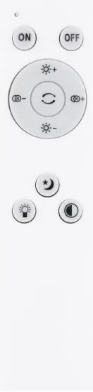 Globo 41587-18 - SONNY LED 18W mennyezeti dimmer, 230V + távirányító