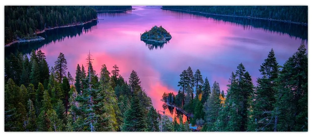 Kép - Lake Tahoe, Sierra Nevada, Kalifornia, USA (120x50 cm)