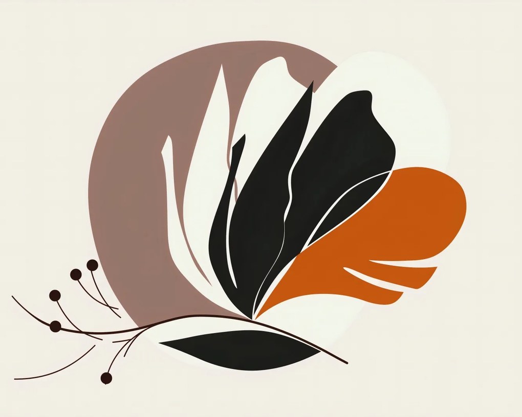 Poszter 50x40cm Növényi elegancia