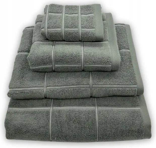 Portugál pamut törölköző 30x50cm Ocean 500g/m2 Vital Home Antracit