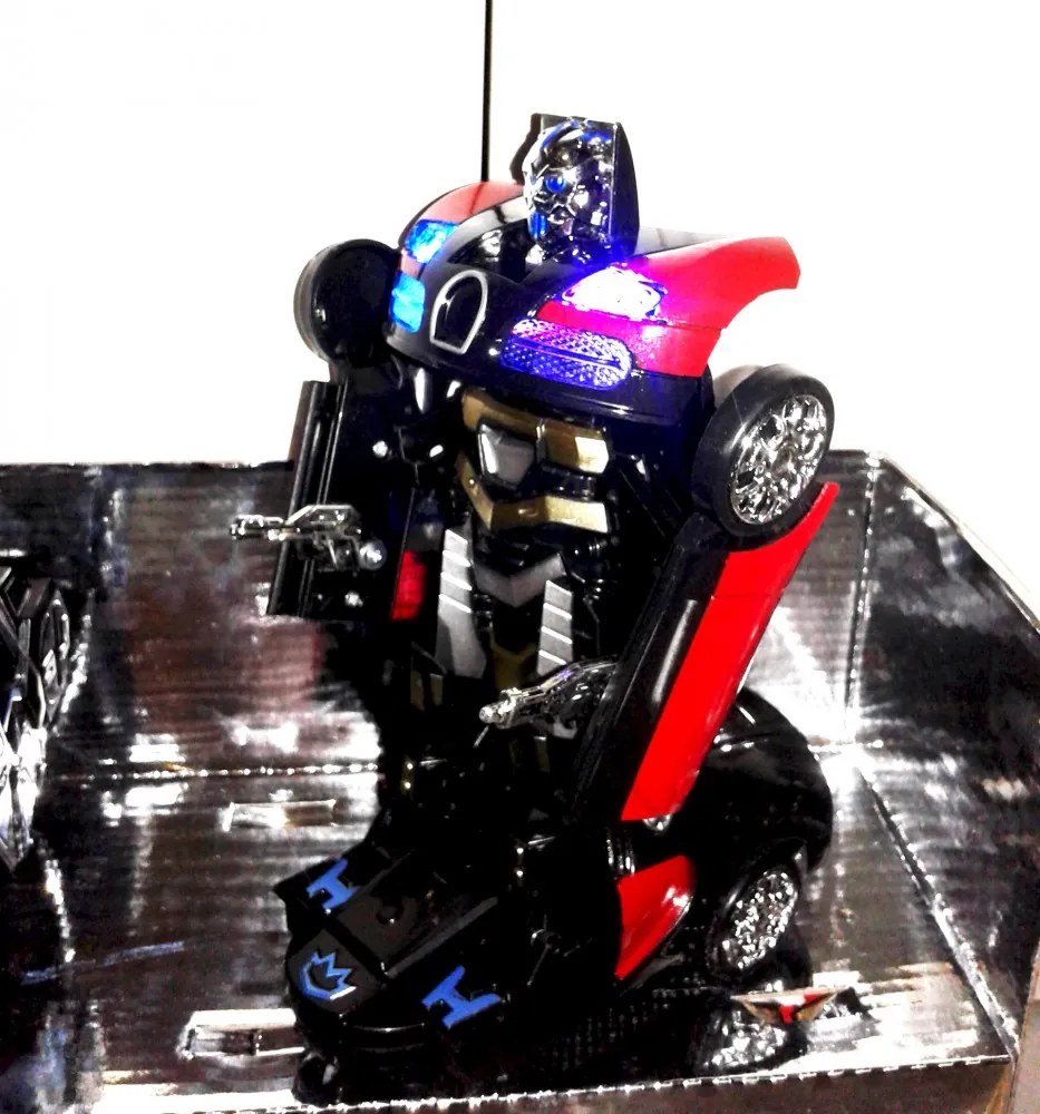 Bugatti Távirányítós Autobot Robot Autó 22 Cm 3+