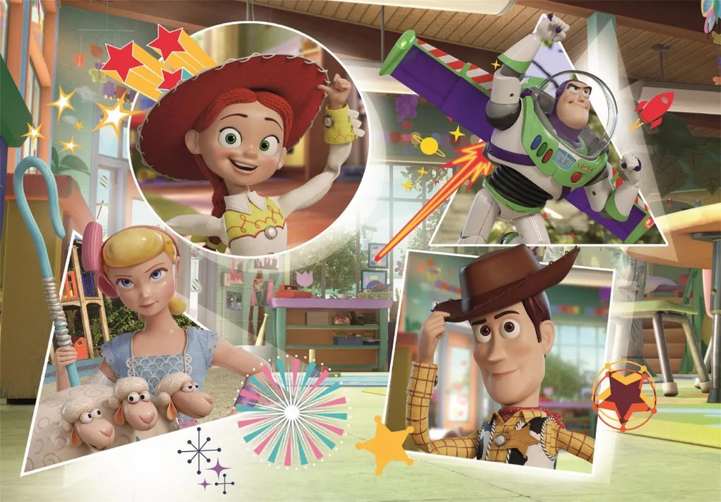 Disney Játékháború Crew 104 db-os puzzle Clementoni